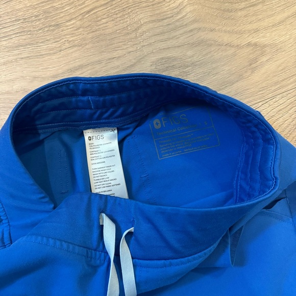 Figs - Royal Blue Zamora Small Jogger Scrub Pants - Picture 5 of 7